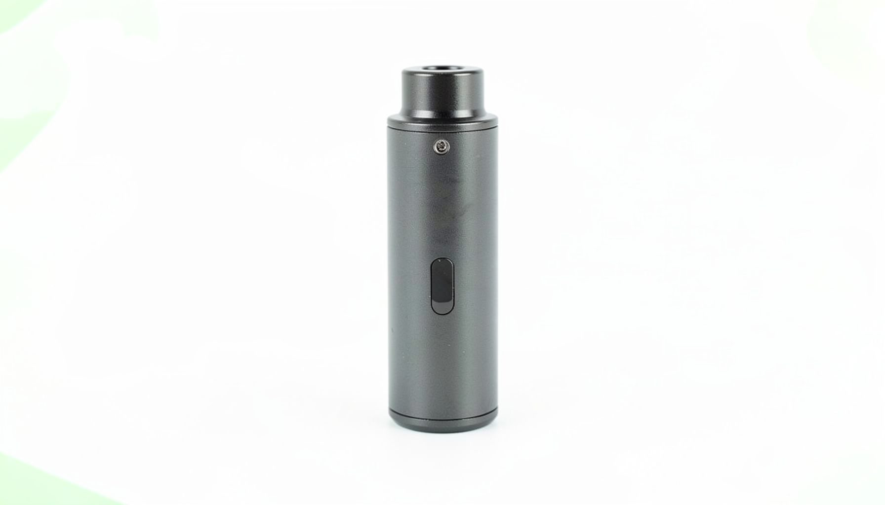 Product card showing a vape cartridge against a clean white background with subtle green accents